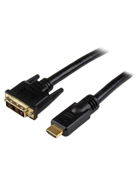 STARTECH  CABLE ADAPTADOR HDMI MACHO - DVI-D MACHO 15 METROS NEGRO