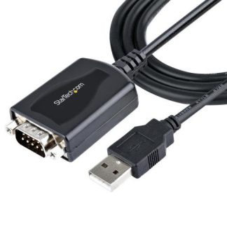 STARTECH  CABLE DB-9 MACHO - USB A 2.0 MACHO 90CM NEGRO