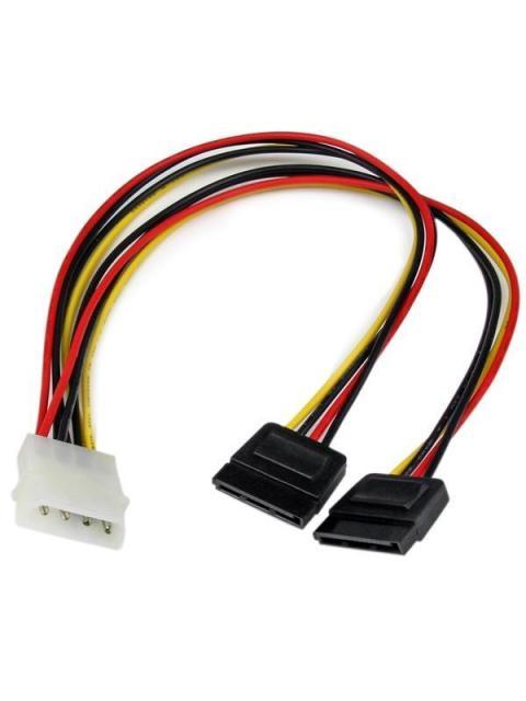 STARTECH  CABLE DE ALIMENTACION EN Y 12 2X SATA 30CM