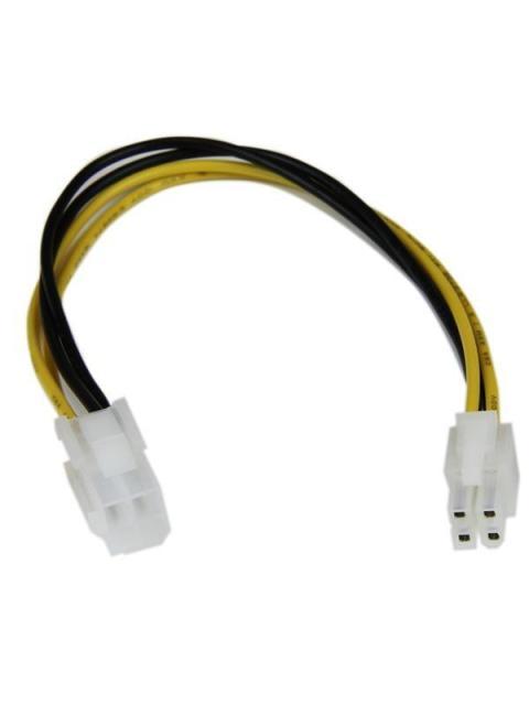 STARTECH  CABLE DE PODER ATX MACHO - HEMBRA (4-PIN) 20CM