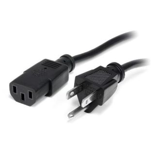 STARTECH  CABLE DE PODER C13 COUPLER - NEMA 5-15P 6.1 METROS NEGRO