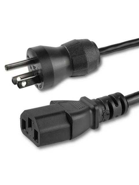 STARTECH CABLE DE PODER NEMA 5-15P MACHO - C13 ACOPLADOR HEMBRA 90CM NEGRO