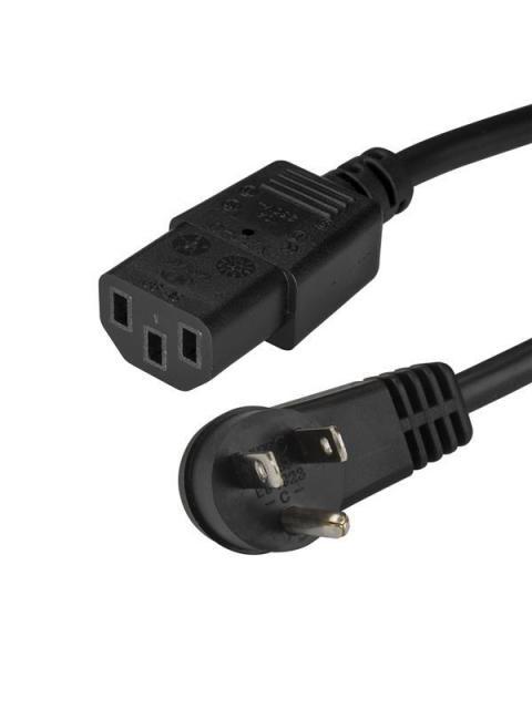 STARTECH CABLE DE PODER NEMA 5-15P MACHO - C13 COUPLER HEMBRA 3 METROS NEGRO