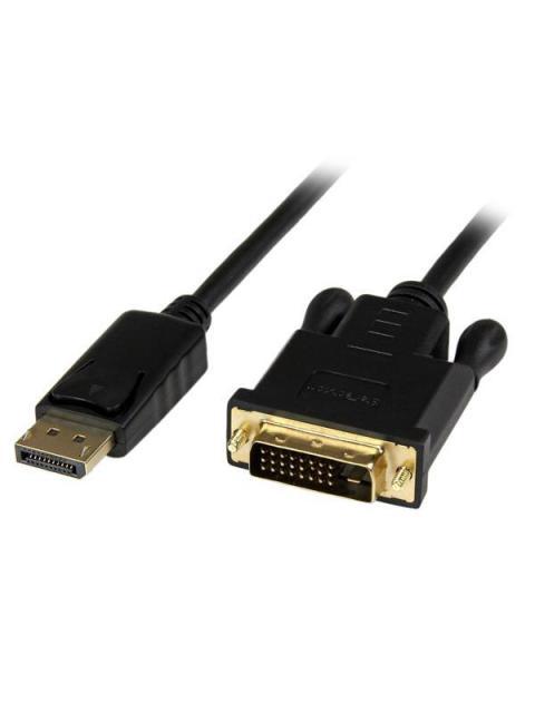 STARTECH  CABLE DISPLAYPORT 1.2 MACHO - DVI-D MACHO 1080P 90CM NEGRO