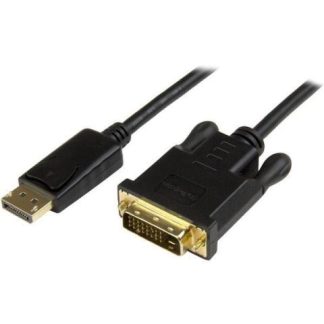 STARTECH  CABLE DISPLAYPORT 1.2 MACHO - DVI MACHO 1080P 60HZ 91CM NEGRO