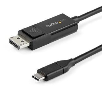 STARTECH  CABLE DISPLAYPORT 1.2 MACHO - USB C MACHO 8K 30HZ 1 METRO NEGRO