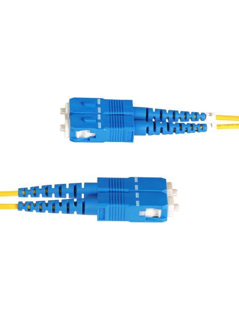 STARTECH  CABLE FIBRA OPTICA MONOMODO OS2 LC MACHO - SC MACHO NUCLEO 9?M CUBIERTA 125?M 25 METROS AMARILLO - Image 4