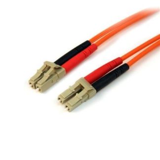 STARTECH  CABLE FIBRA OPTICA OM2 LC MACHO - LC MACHO 10 METROS NARANJA