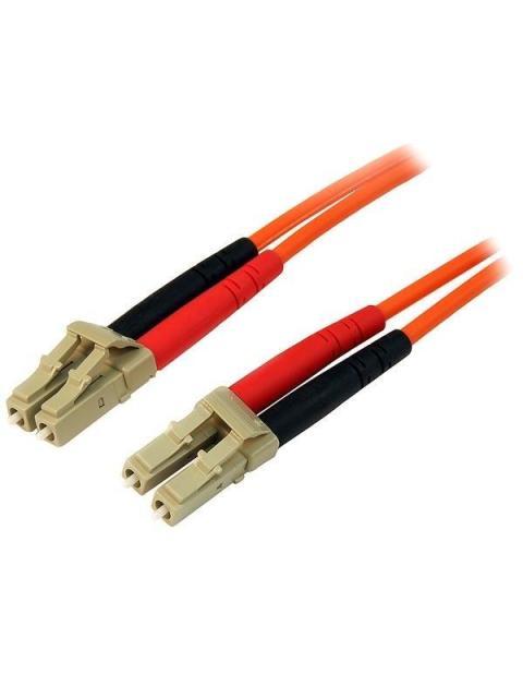 STARTECH  CABLE FIBRA OPTICA OM2 LC MACHO - LC MACHO 1 METRO NARANJA