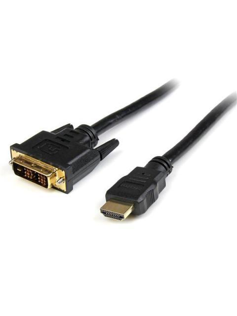 STARTECH  CABLE HDMI MACHO - DVI-D MACHO 3 METROS NEGRO