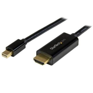STARTECH  CABLE MINI DISPLAYPORT 1.2 MACHO - HDMI MACHO ULTRA HD 4K 30HZ 3 METROS NEGRO