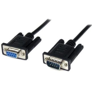 STARTECH  CABLE MODUM SERIAL DB-9 MACHO - DB-9 HEMBRA 2 METROS NEGRO