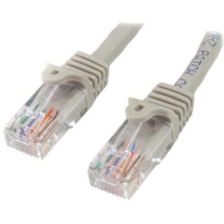 STARTECH  CABLE PATCH CAT5 UTP SIN ENGANCHES RJ-45 MACHO - RJ-45 MACHO 50CM GRIS