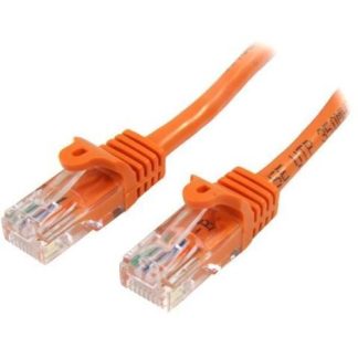 STARTECH  CABLE PATCH CAT5 UTP SIN ENGANCHES RJ-45 MACHO - RJ-45 MACHO 50CM NARANJA