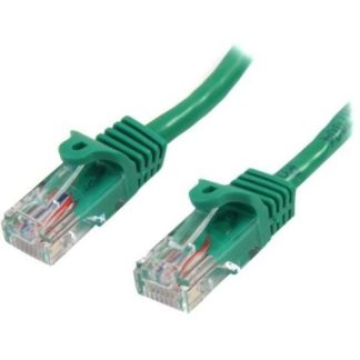 STARTECH  CABLE PATCH CAT5 UTP SIN ENGANCHES RJ-45 MACHO - RJ-45 MACHO 50CM VERDE