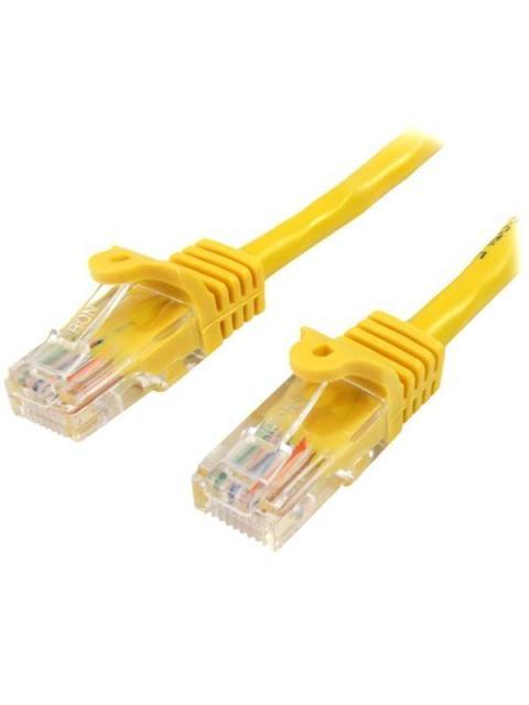STARTECH  CABLE PATCH CAT5 UTP SIN ENGANCHES RJ-45 MACHO - RJ-45 MACHO 5 METROS AMARILLO