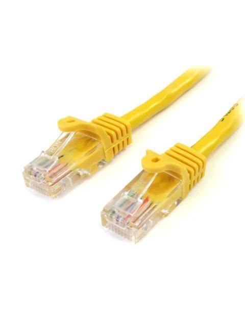 STARTECH  CABLE PATCH CAT5E UTP SIN ENGANCHES RJ-45 MACHO - RJ-45 MACHO 1 METRO AMARILLO