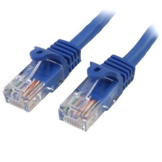 STARTECH CABLE PATCH CAT5E UTP SIN ENGANCHES RJ-45 MACHO - RJ-45 MACHO 2 METROS AZUL