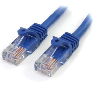 STARTECH  CABLE PATCH CAT5E UTP SIN ENGANCHES RJ-45 MACHO - RJ-45 MACHO 3 METROS AZUL