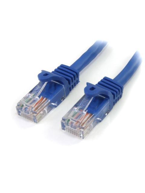 STARTECH  CABLE PATCH CAT5E UTP SIN ENGANCHES RJ-45 MACHO - RJ-45 MACHO 5 METROS AZUL