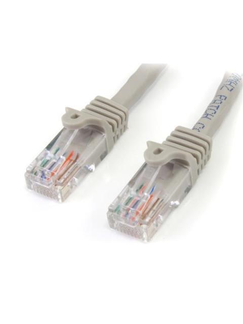 STARTECH  CABLE PATCH CAT5E UTP SIN ENGANCHES RJ-45 MACHO - RJ-45 MACHO 7.6 METROS GRIS