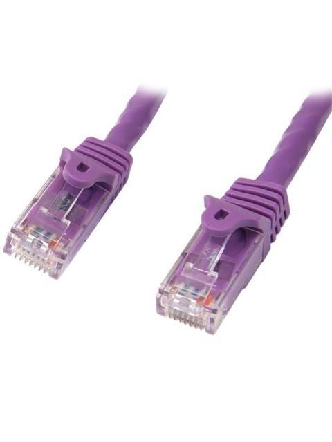 STARTECH  CABLE PATCH CAT5E UTP SIN ENGANCHES RJ-45 MACHO - RJ-45 MACHO 7 METROS PURPURA