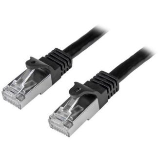 STARTECH  CABLE PATCH CAT6 S-FTP BLINDADO SIN ENGANCHES RJ-45 MACHO - RJ-45 MACHO 3 METROS NEGRO