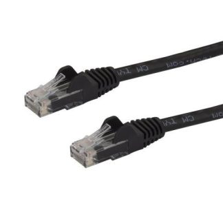 STARTECH  CABLE PATCH CAT6 STP SIN ENGANCHES RJ-45 MACHO - RJ-45 MACHO 15.2CM NEGRO