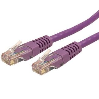 STARTECH  CABLE PATCH CAT6 UTP MOLDEADO RJ-45 MACHO - RJ-45 MACHO 1.8 METROS MORADO