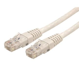STARTECH  CABLE PATCH CAT6 UTP MOLDEADO RJ-45 MACHO - RJ-45 MACHO 90CM BLANCO