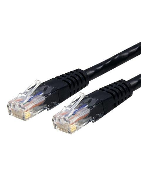 STARTECH  CABLE PATCH CAT6 UTP MOLDEADO RJ-45 MACHO - RJ-45 MACHO 90CM NEGRO