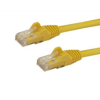 STARTECH  CABLE PATCH CAT6 UTP SIN ENGANCHES RJ-45 MACHO - RJ-45 MACHO 30CM AMARILLO