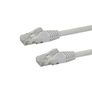 STARTECH  CABLE PATCH CAT6 UTP SIN ENGANCHES RJ-45 MACHO - RJ-45 MACHO 30CM BLANCO