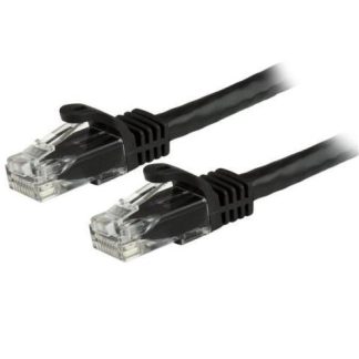 STARTECH  CABLE PATCH CAT6 UTP SIN ENGANCHES RJ-45 MACHO - RJ-45 MACHO 30CM NEGRO