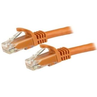 STARTECH  CABLE PATCH CAT6 UTP SIN ENGANCHES RJ-45 MACHO - RJ-45 MACHO 3 METROS NARANJA