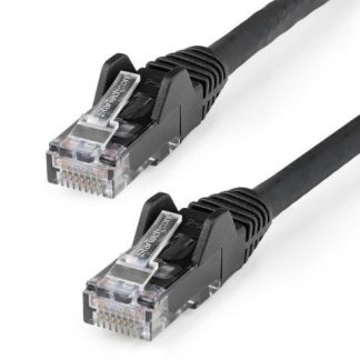 STARTECH  CABLE PATCH CAT6 UTP SIN ENGANCHES RJ-45 MACHO - RJ-45 MACHO 3 METROS NEGRO
