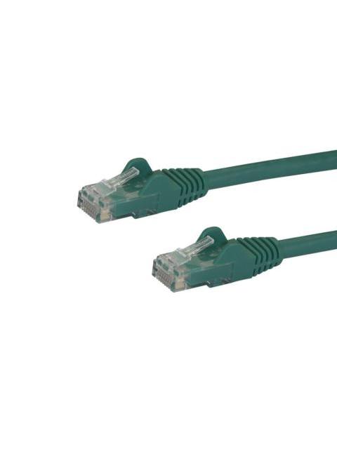 STARTECH  CABLE PATCH CAT6 UTPSIN ENGANCHES RJ-45 MACHO - RJ-45 MACHO 4.3 METROS VERDE