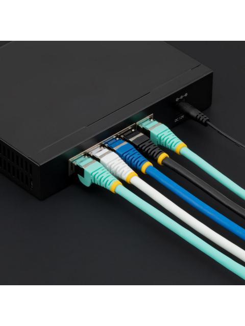 STARTECH  CABLE PATCH CAT6A S-FTP RJ-45 MACHO - RJ-45 MACHO 3 METROS AGUAMARINA - Image 5