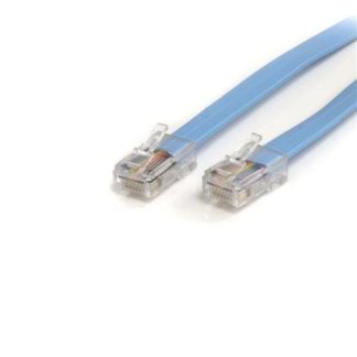 STARTECH  CABLE ROLLOVER DE CONSOLA CISCO ETHERNET RJ-45 MACHO - MACHO 1.8 METROS AZUL