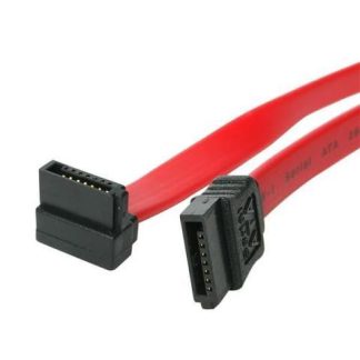 STARTECH  CABLE SATA EN ANGULO RECTO 45CM ROJO