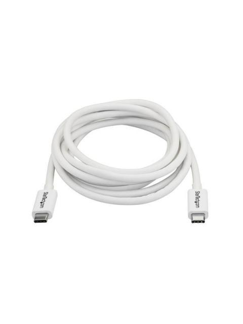 STARTECH  CABLE THUNDERBOLT 3 USB-C MACHO - USB-C MACHO 2 METROS BLANCO PARA MACBOOK PRO - Image 5