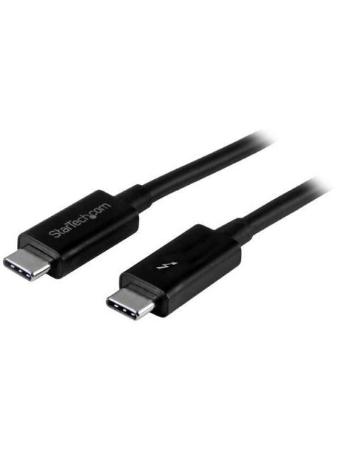 STARTECH  CABLE THUNDERBOLT 3 USB-C MACHO - USB-C MACHO 2 METROS NEGRO PARA MACBOOK