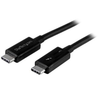 STARTECH  CABLE THUNDERBOLT 3 USB-C MACHO - USB-C MACHO 50CM NEGRO PARA MACBOOK