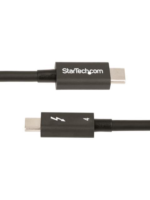 STARTECH  CABLE THUNDERBOLT 4 MACHO - THUNDERBOLT 4 MACHO 40 GBIT-S 50CM NEGRO - Image 3