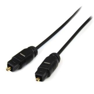 STARTECH  CABLE TOSLINK MACHO - TOSLINK MACHO 3 METROS NEGRO