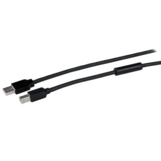 STARTECH  CABLE USB 2.0 A MACHO - USB 2.0 B MACHO 15 METROS NEGRO