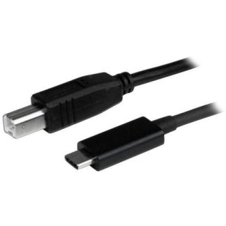 STARTECH  CABLE USB 2.0 C MACHO - USB 2.0 B MACHO 1 METRO NEGRO