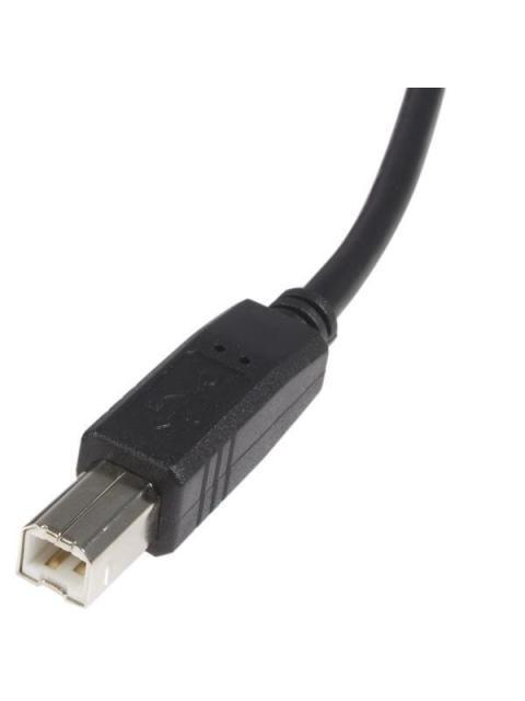 STARTECH  CABLE USB 2.0 PARA IMPRESORA USB A MACHO - USB B MACHO 1.8 METROS NEGRO - Image 3