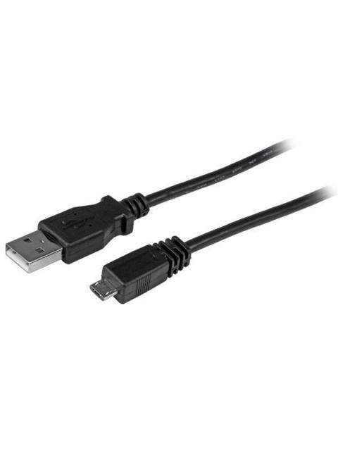 STARTECH  CABLE USB 2.0 USB A MACHO - MICRO USB B MACHO 1.8 METROS NEGRO