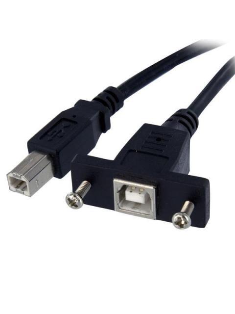 STARTECH  CABLE USB 2.0 USB B MACHO - USB B HEMBRA 90CM NEGRO